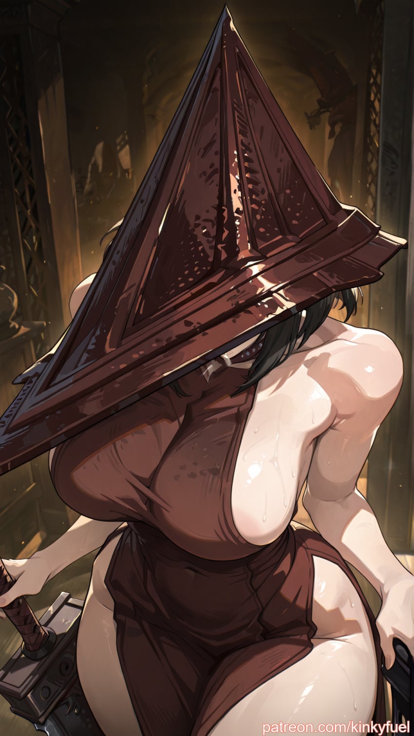 Bubble Head Nurse (Silent Hill) Rule 34 Image