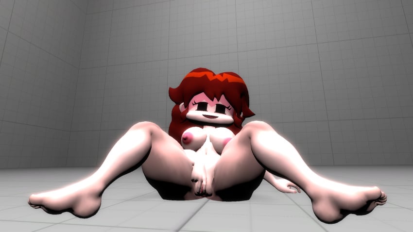 1female 1girls 3d 3d_(artwork) 3d_background 3d_model 3d_render areolae auburn_hair bare_arms bare_breasts bare_chest bare_legs bare_shoulders bare_thighs barefoot breasts brown_hair brown_hair_female cocky cocky_grin cocky_smile completely_naked completely_naked_female completely_nude completely_nude_female feet female female_only finger_fuck friday_night_funkin full_body garry's_mod girl girlfriend_(friday_night_funkin) half-closed_eyes large_ass large_breasts laying_down laying_on_floor laying_on_ground light-skinned_female light_brown_hair light_skin looking_at_viewer naked naked_female nipples nude nude_female one_arm_behind_back open_eyes open_mouth open_smile pussy pussy_fingering pussy_focus self_upload smile smiling smiling_at_viewer smirk smirking smirking_at_viewer solo solo_female solo_focus spread_legs spread_pussy spreading vagina