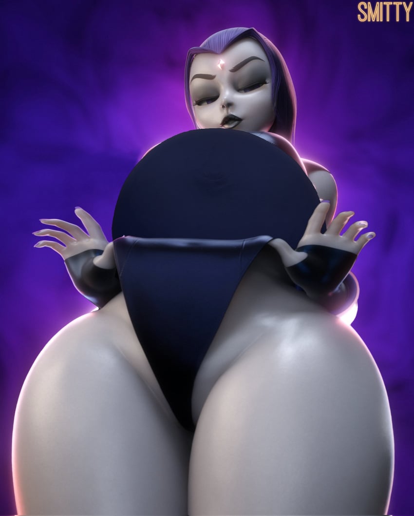 1girls 3d bare_thighs big_breasts dc dc_comics edit female female_only full_color grey_skin huge_breasts large_breasts legs looking_at_viewer pose posing pregnant purple_hair raven_(dc) short_hair smitty34 solo solo_female teen_titans thick_thighs thighs voluptuous voluptuous_female