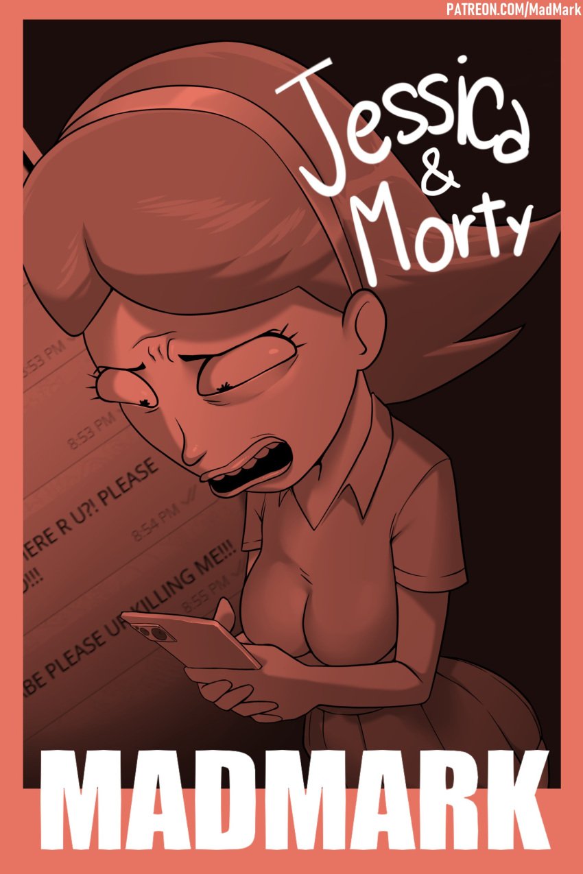 2d cover_page jessica_(rick_and_morty) madmark rick_and_morty tiara