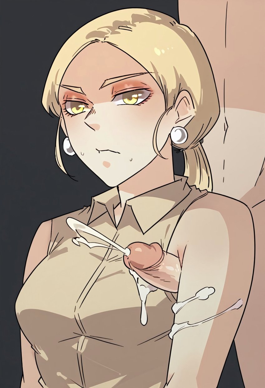 accurate_art_style ai_generated armpit_sex armpits ceremon_vaughan cum cumshot mature_female self_upload unordinary val_(unordinary) volcan_(unordinary) webtoon webtoon_waifu