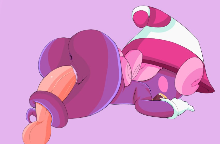 animated anus ass female hat jontxu long_hair male mario_(series) nintendo nude paper_mario penetration penis pink_hair purple_skin sex straight theboogie vaginal_penetration vivian_(paper_mario)