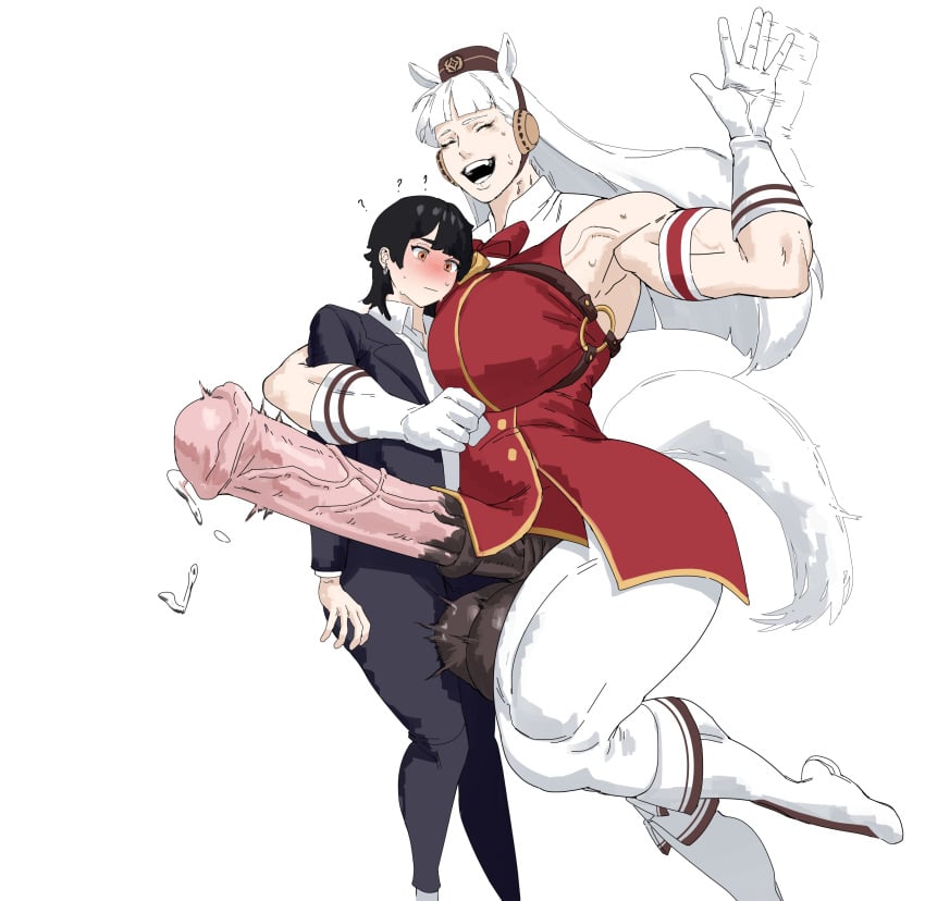 1futa 1girls animal_ears balls big_penis blush blushing dick dickgirl equine equine_penis flustered futanari gold_ship_(umamusume) height_difference horse_ears horse_futa horse_penis horsecock horsecock_futa huge_cock huge_penis imminent_rape imminent_sex kulfodo large_ass light-skinned_female light-skinned_futa light_skin massive_penis size_difference tagme tail thick_penis toned toned_futa umamusume umamusume_pretty_derby white_hair