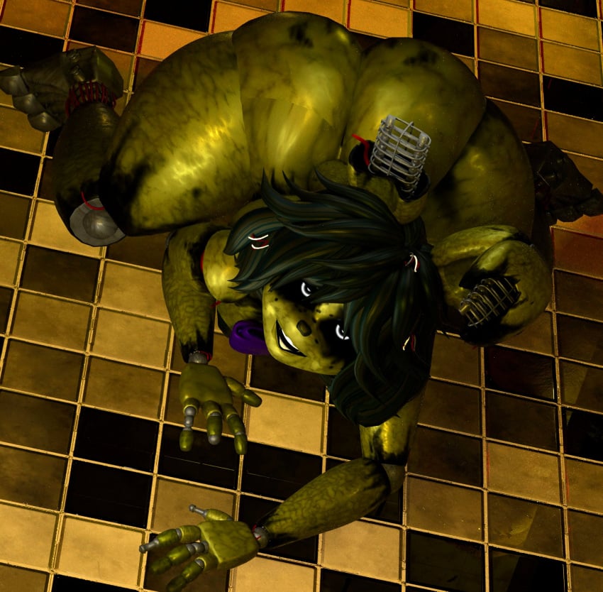3d animatronic big_ass bunny_boy femboy five_nights_at_freddy's five_nights_at_freddy's_3 mishuyuu_(modeler) rabbit robot solo springtrap_(fnaf) venasreturn1