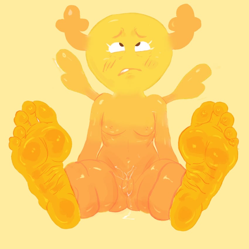1girl feet foot_fetish naferpit orgasm penny_fitzgerald soles solo squirting the_amazing_world_of_gumball