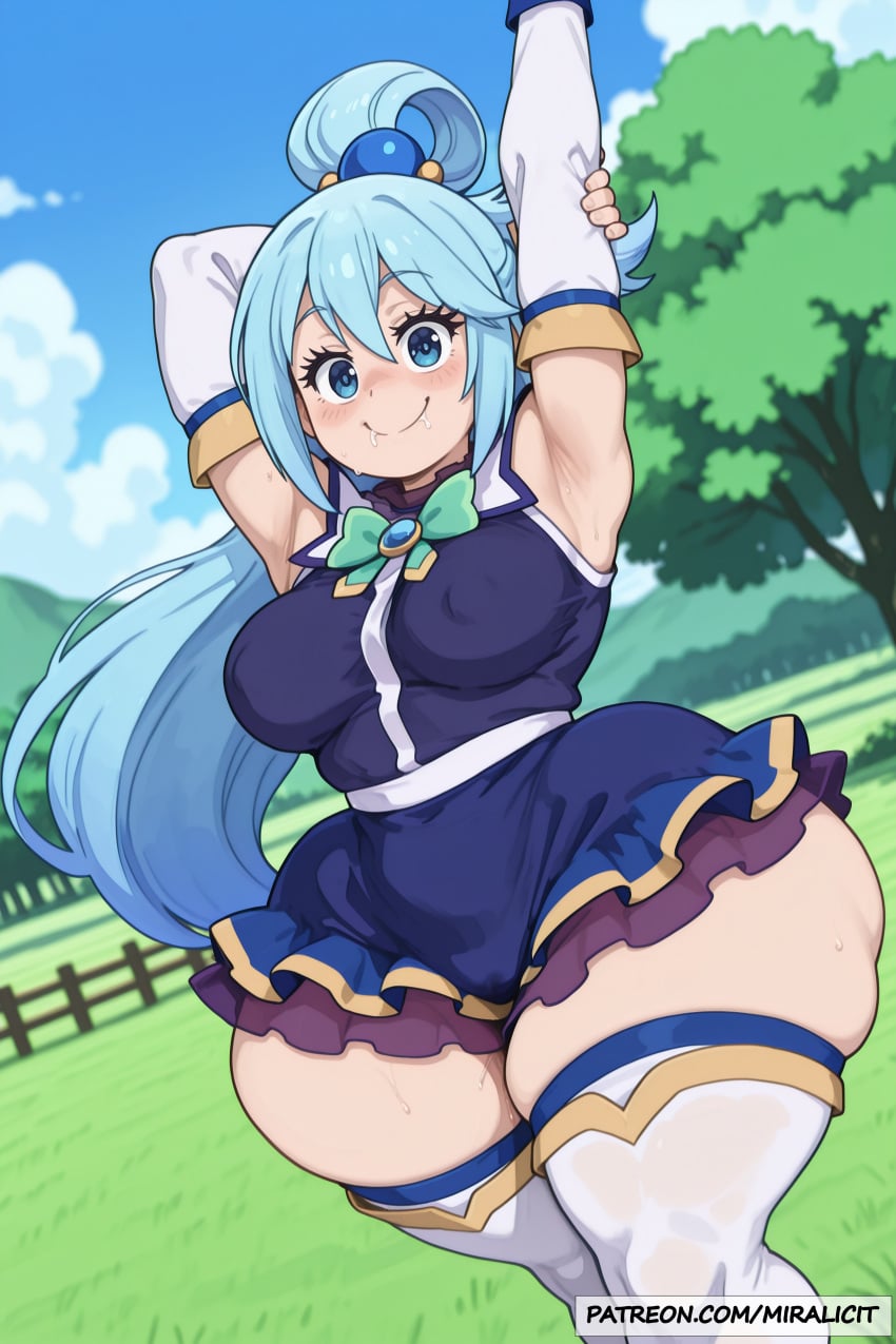 4k ai_generated aqua_(konosuba) big_ass big_butt big_thighs blue_eyes blue_hair butt curvy curvy_body curvy_female curvy_hips high_resolution hips huge_ass huge_butt huge_thighs hyper hyper_ass hyper_butt hyper_thighs kono_subarashii_sekai_ni_shukufuku_wo! konosuba large_ass large_butt large_thighs miralicit ponytail sexy sexy_body sexy_female sexy_pose shortstack small_breasts smaller_female thick_ass thick_butt thick_hips thick_legs thick_thighs young young_female younger_female