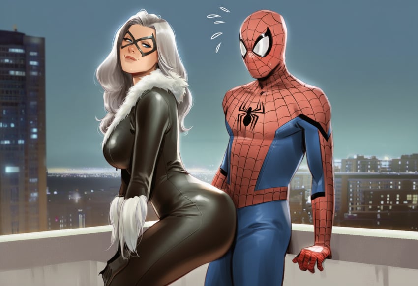 1boy 1boy1girl 1girls ai_generated big_ass big_breasts big_thighs black_cat_(marvel) breasts couple couple_(romantic) couple_love couples curvaceous curvy curvy_figure digital_media_(artwork) felicia_hardy female grinding grinding_on_penis grinding_through_clothes hips horny horny_female huge_ass huge_breasts huge_thighs large_ass large_breasts large_thighs legs light-skinned_female light-skinned_male light_skin marvel marvel_comics mature mature_female peter_parker phophopho slim_waist spider-man spider-man_(series) straight teasing thick thick_hips thick_legs thick_thighs thighs voluptuous waist white_hair wide_hips wide_thighs