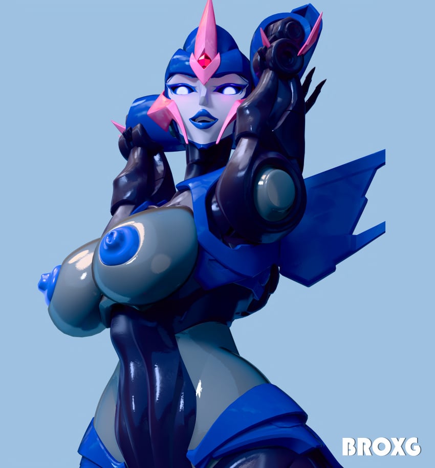 3d absurdres arcee ass autobot bad_source blush bouncing_breasts breasts cybertron female highres humanoid_robot large_breasts mecha metal_skin nipples nude robot robot_girl science_fiction solo transformers uncensored wide_hips