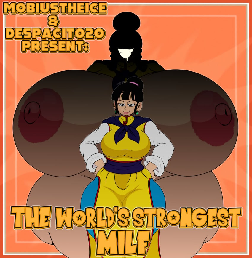 big_breasts chichi chichi_(majin_buu_saga) comic dragon_ball dragon_ball_super dragon_ball_z female female_only huge_breasts imminent_vore mobiustheice saliva_drip salivating wide_hips