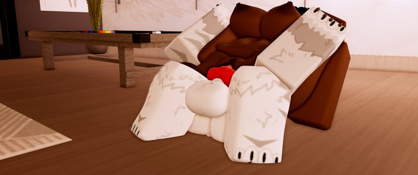 big_balls big_breasts claws dark-skinned_female dark_hair dominant_male erect_penis erection fox fox_ears full_nelson furry german knot knotting kunö_bödeker leaking_cum nuno precum roblox thick_thighs thighhighs throbbing_penis white_hair