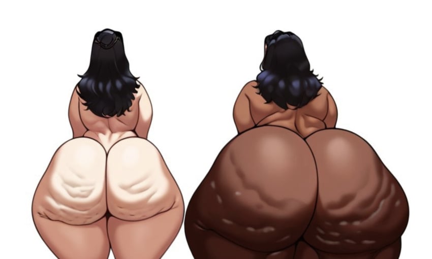 2girls ai_generated alternate_ass_size anonymous_characters ass_bigger_than_breasts ass_bigger_than_torso back_view bbw bbw_mom big_ass bottom_heavy bottomless caked_up cellulite child_bearing_hips choose_your_own_adventure dark-skinned_female dat_ass enormous_ass enormous_thighs fat_ass female_only gigantic_ass gilf ginormous_ass grid hi_res housewife huge_ass huge_butt hyper_ass light-skinned_female massive_ass milf mommy mommy_dom multiple_girls pawg plump_ass presenting_hindquarters tagme thick_ass thick_thighs thunder_thighs viewed_from_behind