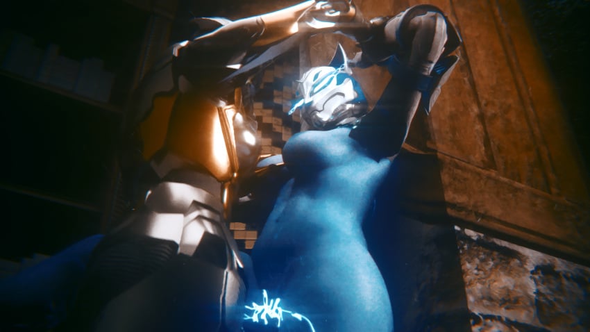 3d awoken blue_body blue_skin bravozerosix cum cum_in_pussy cum_inside destiny_(game) exo exo_(destiny) female female_focus functionally_nude functionally_nude_female functionally_nude_futanari futa_with_female futadom futanari glowing_cum guardian_(destiny) helmet nude nude_female nude_futanari penetration penis pussy robot robot_girl tagme vagina vaginal vaginal_insertion vaginal_penetration vaginal_sex warlock_(destiny)