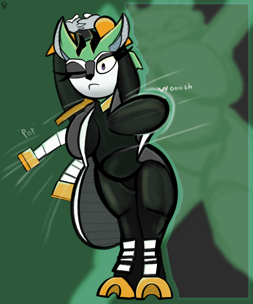1girls amespinkinson anthro archie_comics button_popping clothes_ripping clothing_malfunction clove_the_pronghorn fanart female female/solo pronghorn sega solo sonic_the_hedgehog_(archie) sonic_the_hedgehog_(comics) sonic_the_hedgehog_(series) thicc_thighs thick_and_curvy