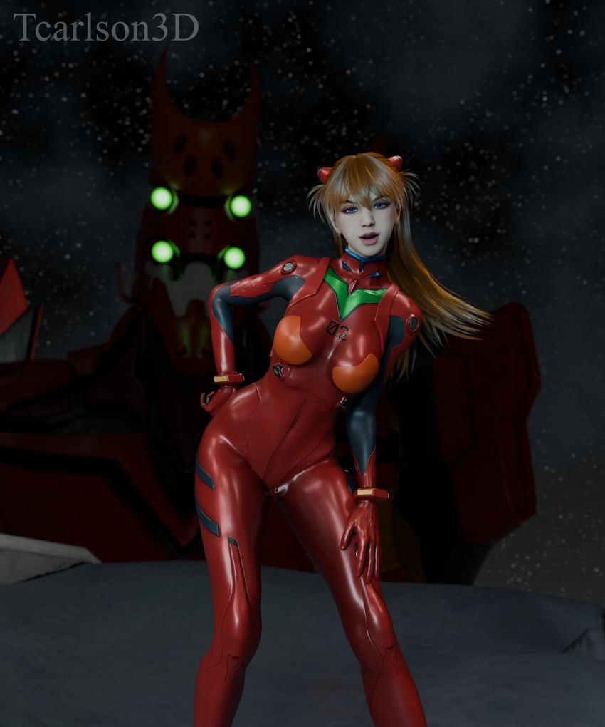 Asuka Langley Sohryu (Neon Genesis Evangelion) Rule 34 Image