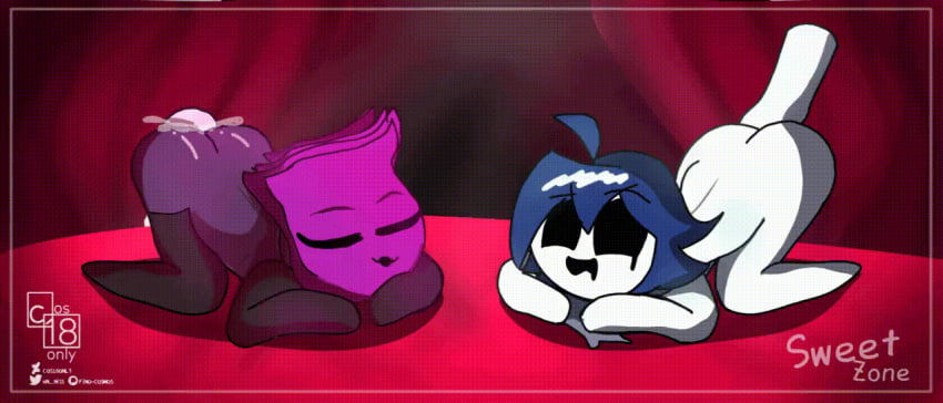 2boys animated commission cute_face daniel_(gteven_das) fanart femboy gay gay_sex gif gteven_das leshadow08 male male/male male_only n_hiss ninedr oc original_character penile_penetration penis penis_in_ass plant_boy plantie plants_vs_zombies room scarf stockings white_body yaoi zet_(leshadow08)