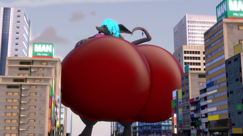 big_ass bubble_butt female furry huge_ass hyper_ass kingofthekabuto macro queenofthekabuto tagme thick_thighs wide_hips