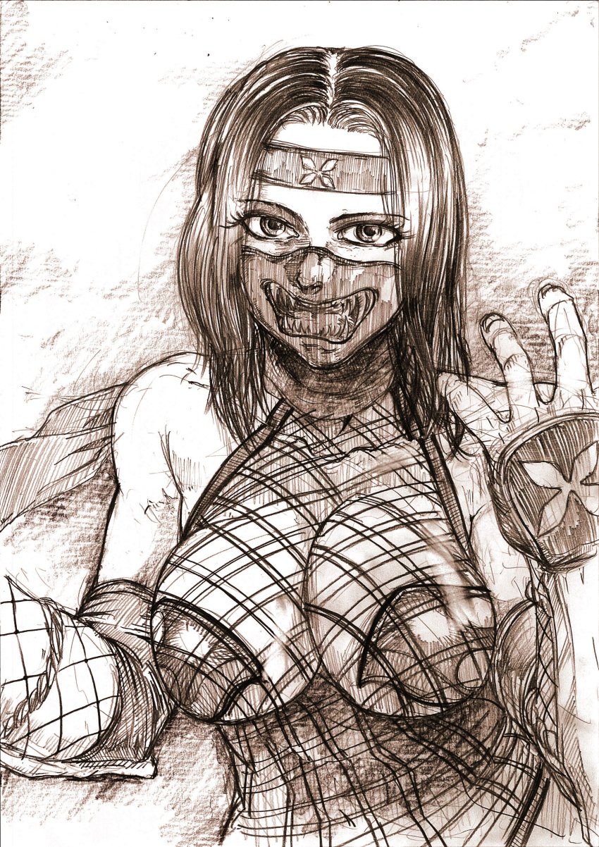 benikage bloody_shadow female female_focus female_only female_wrestler human kunoichi mask masked masked_female ninja ninja_girl ninja_headband ninja_mask rumble_roses skimpy skimpy_outfit wrestler wrestling wrestling_outfit