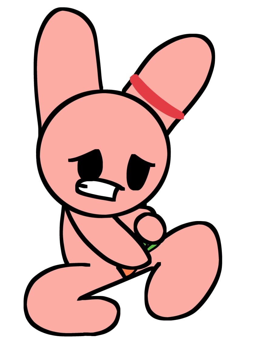 anthro bunny_maloney candy_bunny carrot dildo dildo_in_pussy furry rabbit tagme