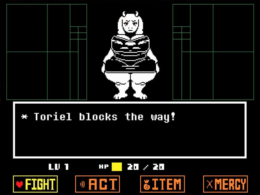 animated animated_gif anthro big_breasts clothed female gif goat_humanoid looking_at_viewer monster_girl morihoose solo solo_female thick_thighs toriel undertale undertale_(series)