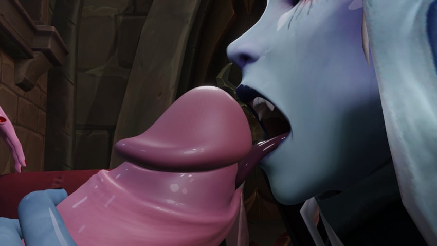 1futa 1girls 3d blizzard_entertainment blue_skin female futanari handjob licking_penis night_elf oral oral_sex purple_skin sylvanas_windrunner undead undead_(warcraft) warcraft world_of_warcraft zeratul101286