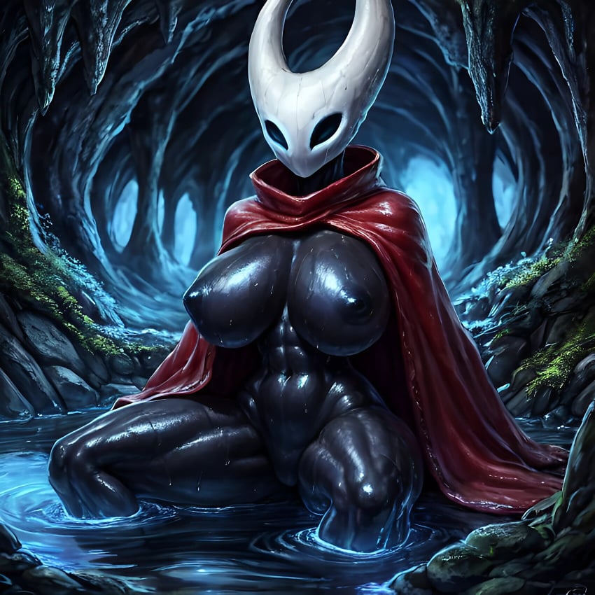 1:1 1girls 2d ai_generated anthro anthro_female anthro_focus anthro_only big_breasts black_body black_nipples black_skin breasts bug bug_girl casual casual_nudity cave cloak cloak_only female female_anthro female_focus female_only female_solo hollow_knight hornet_(hollow_knight) huge_breasts jpg krostyx large_breasts muscular muscular_female nude nude_anthro nude_female partially_clothed red_cloak shiny_skin solo solo_anthro solo_female solo_focus thicc washing wet wet_body wet_skin white_head