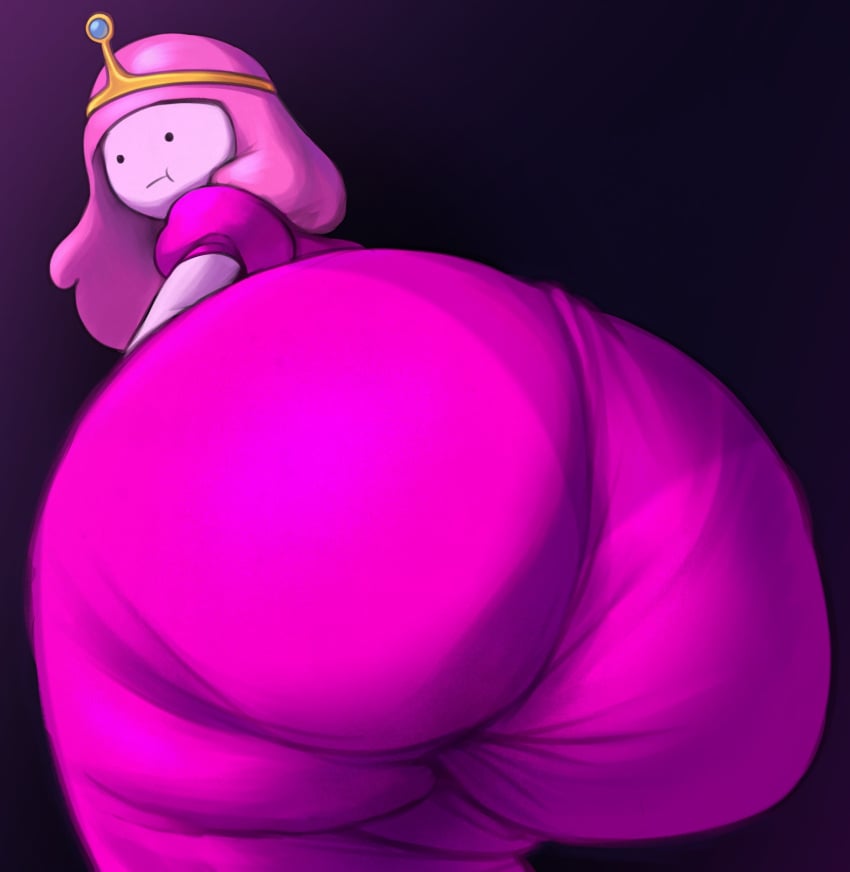 2d adventure_time ass big_ass big_butt bubble_ass bubble_butt chipchell female full_color fully_clothed huge_ass no_penetration plump_ass plump_butt plump_thighs princess_bubblebutt princess_bubblegum solo solo_female tagme thick thick_butt thick_thighs wide_hips wide_thighs