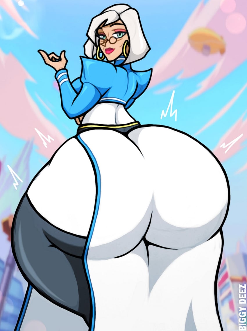 1girls 2024 artist_name ass ass_bigger_than_body ass_bigger_than_head ass_bigger_than_torso ass_focus big_ass big_butt big_thighs biggy_deez blue_eyes booty bottom_heavy breasts bubble_butt butt child_bearing_hips clothed clothed_female clothing commission curvaceous curvy curvy_female curvy_figure dark-skinned_female dark_skin dat_ass dumptruck_ass earrings fat_ass female female_only fully_clothed gigantic_ass gigantic_butt gigantic_thighs gilf glasses hi-fi_rush hoop_earrings huge_ass huge_butt huge_thighs hyper hyper_ass hyper_butt large_ass large_butt large_thighs lipstick looking_at_viewer looking_back looking_back_at_viewer massive_ass massive_butt massive_thighs red_lipstick roxanne_vandelay short_hair small_waist solo solo_female standing thick_ass thick_thighs thunder_thighs voluptuous voluptuous_female white_hair wide_hips