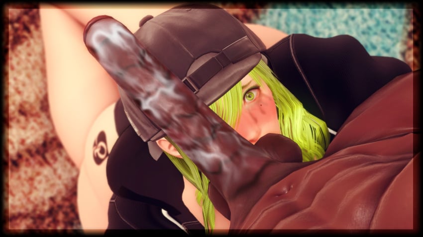 3d after_rape backwards_hat black_lipstick blacked blacked_clothing blush chereal crying cum dark-skinned_male fear final_fantasy final_fantasy_xiv green_eyes green_hair hat highlander hoodie kissing_balls kneeling large_testicles light-skinned_female lipstick_mark lipstick_on_penis long_penis mascara_tears midlander pale-skinned_female penis_awe pov_eye_contact queen_of_spades queen_of_spades_symbol queen_of_spades_tattoo rape running_mascara sucking_testicles tagme tears worship