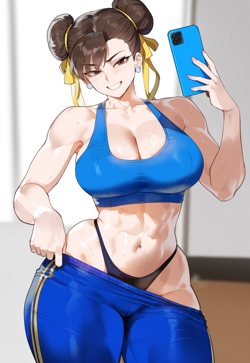 1girls ai_generated asian asian_female chun-li creamy_ai street_fighter street_fighter_6 tagme