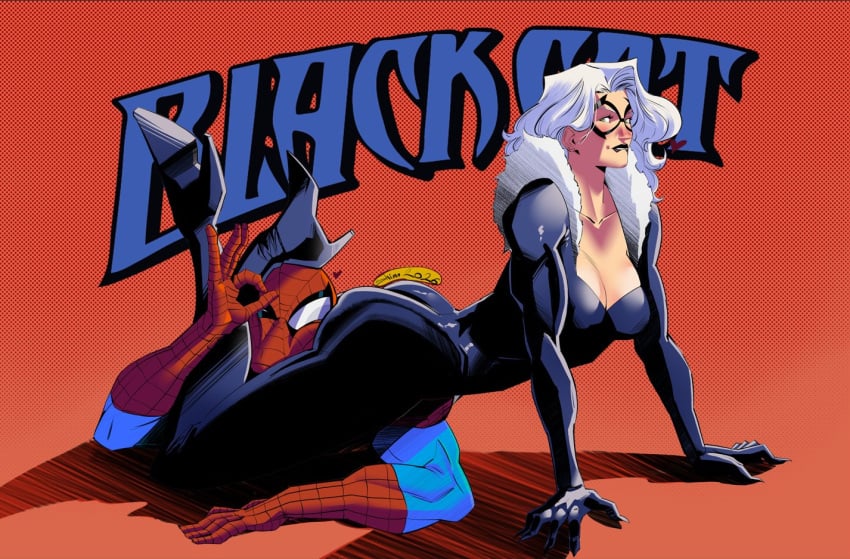 1boy 1boy1girl 1girl1boy 1girls 2026 ass athletic athletic_female athletic_male big_ass big_breasts big_butt black_cat_(marvel) black_lipstick bodysuit breasts color colored couple couple_(romantic) couple_love couples curvaceous curvaceous_body curvaceous_female curvaceous_figure curvaceous_hips curvy curvy_body curvy_female curvy_figure curvy_hips enjoyment felicia_hardy female green_eyes hips hourglass_figure looking_at_partner looking_at_viewer love lovers male marvel marvel_comics mask masked masked_female masked_male ok_hand_sign ok_sign peter_parker pinup red_background romantic romantic_couple seductive seductive_look shimoart shiny shiny_clothes skin_tight spider-man spider-man_(series) superhero superhero_couple superheroine thick thick_ass thick_breasts thick_butt thick_hips thick_thighs thigh_squeeze thighs tight_clothes tight_clothing valentines_day voluptuous voluptuous_female white_fur white_hair wide_hips