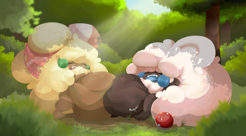 2girls absorption_vore after_vore belly big_belly cute_pred digestion fat fat_belly female female_pred female_prey fluffy fluffy_hair forest hair_vore hat human_prey malachi male_prey muffled_scream multiple_preds pokeball pokemon pokemon_(species) pokemon_pred post_vore same_size_vore shiny_pokemon soft_vore tree unwilling_prey vore vore_belly weight_gain whimsicott