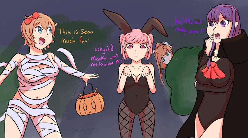 Monika (Doki Doki Literature Club) Rule 34 Image