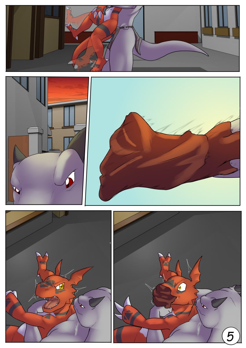 Guilmon (Digimon) Rule 34 Image