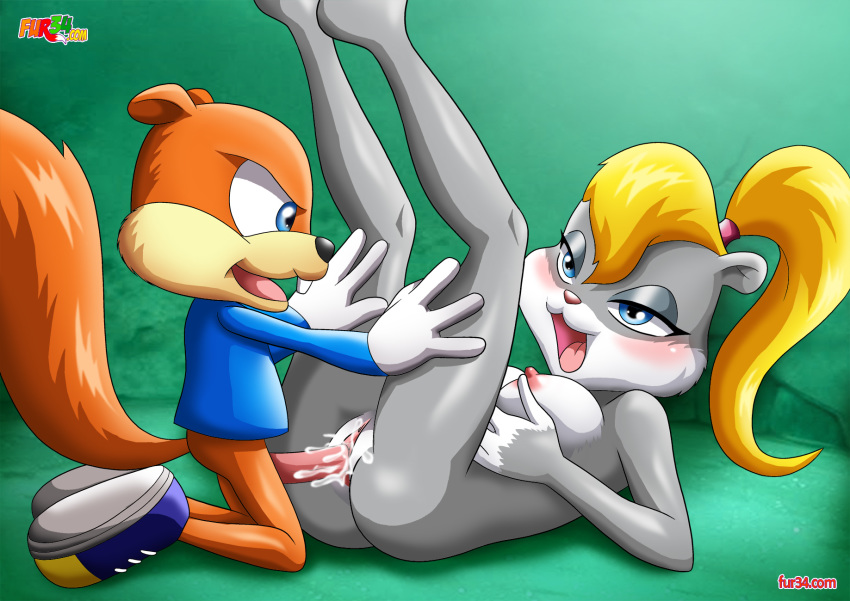 anthro anvil_position bbmbbf berri blonde_hair blue_eyes blush bottomless breasts brown_fur buckteeth chipmunk clitoris clothed clothes conker conker's_bad_fur_day couple cum cum_in_pussy cum_inside cum_on_body cum_on_penis cum_on_pussy duo erect_nipples female fondling footwear fruit fur fur34 grey_fur hair half-closed_eyes half-dressed happy happy_sex jacket kneeling larger_female legs_up lying male mammal missionary missionary_position nipples nude on_back open_mouth orgasm palcomix penetration penis ponytail pussy pussy_juice raised_tail rodent sex shoes size_difference smaller_male smile spread_legs spreading squirrel straight table_lotus table_lotus_position tail tan_fur teeth tied_hair tongue vaginal vaginal_penetration video_games white_fur