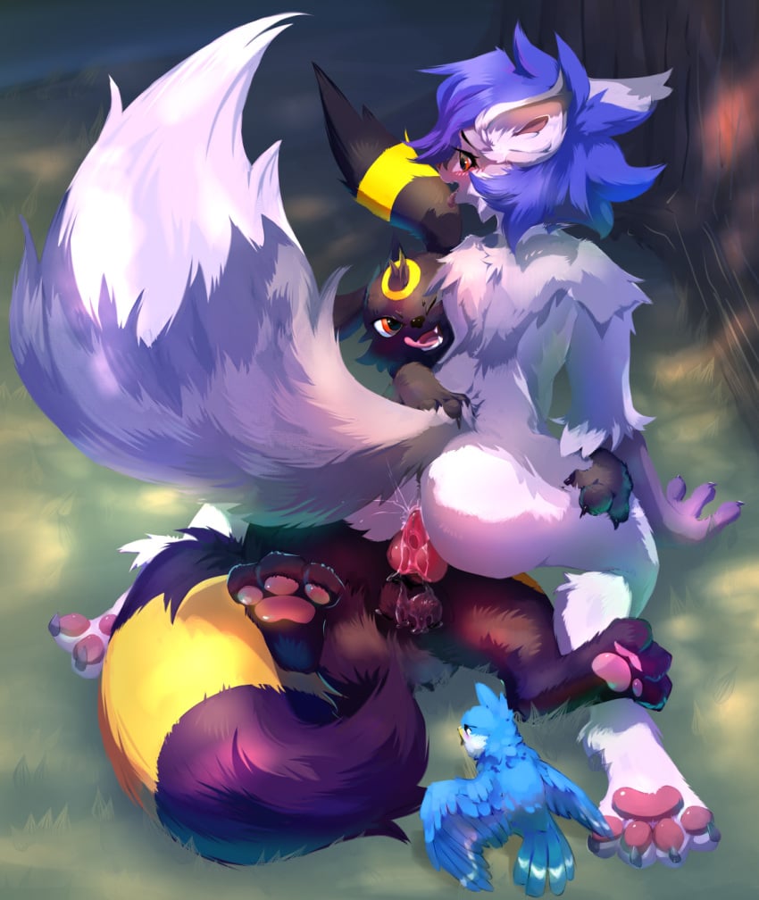 3_toes 4_toes animal_genitalia animal_penis anthro anthro_on_feral anthro_penetrated anus ass balls black_body canine_genitalia canine_penis circles claws cowgirl_position digitigrade ds_h0rn duo eeveelution enfield erection feet female female_penetrated feral feral_penetrating feral_penetrating_anthro from_front_position gabriel_serealia generation_2_pokemon genitals hi_res intersex intersex/intersex knot male male/female male_penetrating male_penetrating_female nintendo on_bottom on_top pawpads paws penetration penile penile_penetration penis penis_in_pussy pokemon pokemon_(species) sex tappy_the_bwe toes tongue tongue_out umbreon vaginal_penetration vaginal_penetration zoophilia