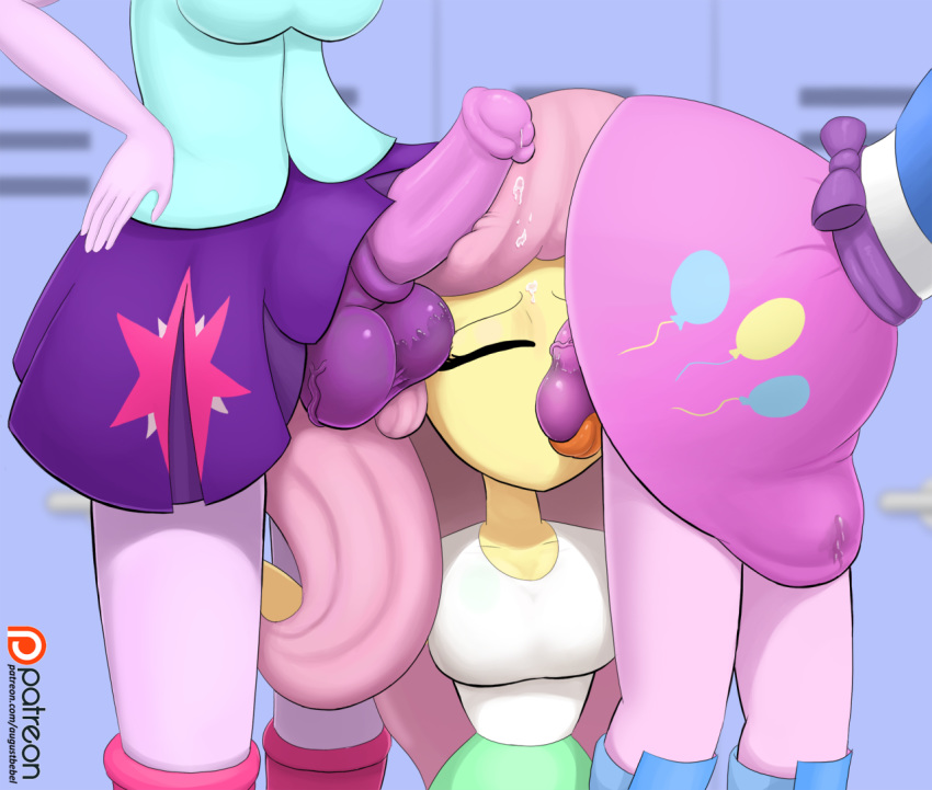 2015 2futas animal_genitalia ass augustbebel backsack balls big_breasts blush bottomless bottomless_skirt breasts cum cutie_mark dickgirl equestria_girls equine female fluttershy_(eg) fluttershy_(mlp) friendship_is_magic futanari group hair horse horsecock human intersex long_hair mammal multicolored_hair my_little_pony open_mouth penis pink_hair pink_skin pinkie_pie_(eg) pinkie_pie_(mlp) purple_hair purple_skin sex tongue twilight_sparkle_(mlp) two_tone_hair underwear upskirt yellow_skin