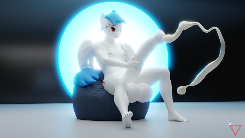 16:9 3d_(artwork) 5_fingers 5_toes absurd_res animal_genitalia animal_humanoid animal_penis anthro balls barefoot bean_bag big_balls big_penis blender_(software) blue_hair blue_light blue_tail bodily_fluids chair cum cutie_mark digital_media_(artwork) english_text equid equid_humanoid equine equine_humanoid equine_penis erection excessive_cum excessive_genital_fluids eyebrows fan_character feathered_wings feathers feet fingers friendship_is_magic furniture genital_fluids genitals grey_background hair hasbro hi_res horse huge_cock humanoid humanoid_feet hyper hyper_genitalia hyper_penis latios_pegasus_(character) latiospegasus looking_pleasured male mammal mammal_humanoid masturbation my_little_pony navel nipples nude open_mouth orgasm pegasus penis pony red_eyes simple_background sitting solo source_filmmaker text toes tongue watermark white_body widescreen wings