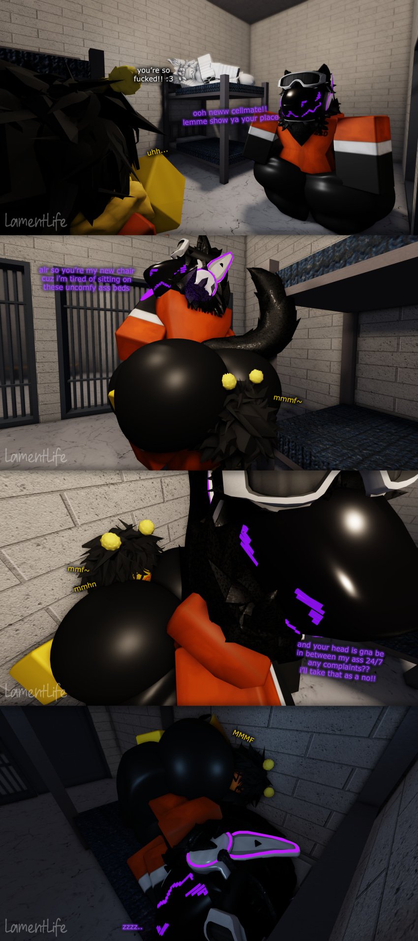 1femboy 2male 2males 3d artist_name ass big_ass big_ass_(male) bottom_heavy_femboy bubble_ass bubble_butt dialogue english_text enormous_ass facesitting femboy femboy_on_male huge_ass huge_butt huge_thighs lamentlife lamentlife_(oc) large_ass large_butt male_on_male massive_ass massive_butt massive_thighs mermio_(oc) roblox robloxian text thicc_thighs thick_thighs watermark wide_hip wide_hips wide_thighs