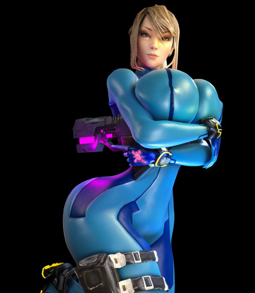 1girls 3d 3d_(artwork) alternate_ass_size alternate_breast_size arms_under_breasts ass big_ass big_breasts big_hips big_thighs bimbo blonde_hair blue_eyes breast_squish breast_support breasts breasts_bigger_than_head clothed clothed_female female female_only female_solo gun high_heels high_resolution highres hips holding_gun holding_object holding_weapon hourglass_figure huge_breasts large_ass large_breasts large_hips large_thighs long_hair long_ponytail looking_at_viewer metroid nipples nipples_visible_through_clothing ponytail samus_aran skin_tight skindentation slim_waist small_waist solo solo_female thick_thighs thighs thin_waist tight_clothing vaako wasp_waist weapon wide_hips zero_suit zero_suit_samus