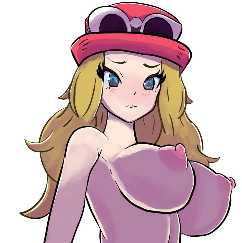 big_breasts low-angle_view pokemon serena_(pokemon)