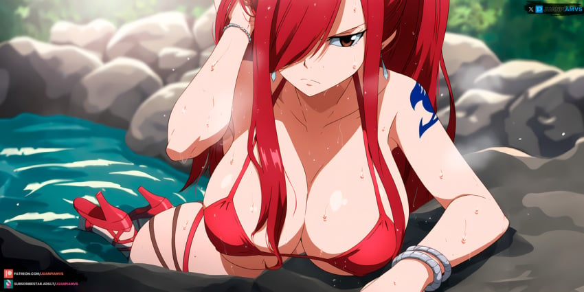 ai_generated brown_eyes erza_scarlet fairy_tail fairy_tail_100_years_quest juanpiamvs long_hair patreon patreon_username red_hair subscribestar subscribestar_username watermark