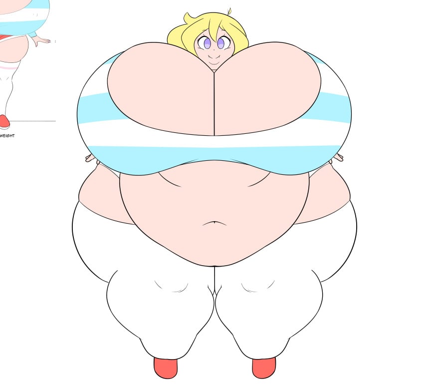 bbw big_breasts breasts cassie_(theycallhimcake) cleavage female huge_breasts kantuspaints kantuspaintsinsanity overweight tagme thick_thighs wide_hips