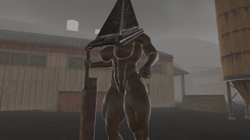 1girls 3d female female_only pyramid_head rule_63 silent_hill silent_hill_2 solo vrchat vrchat_avatar