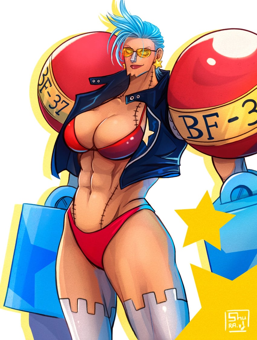 female female_only franky one_piece rule_63 shuravf90