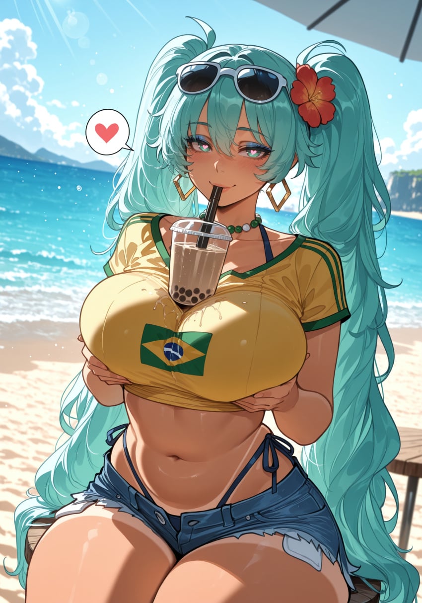 Brazilian Miku (Vocaloid) Rule 34 Image