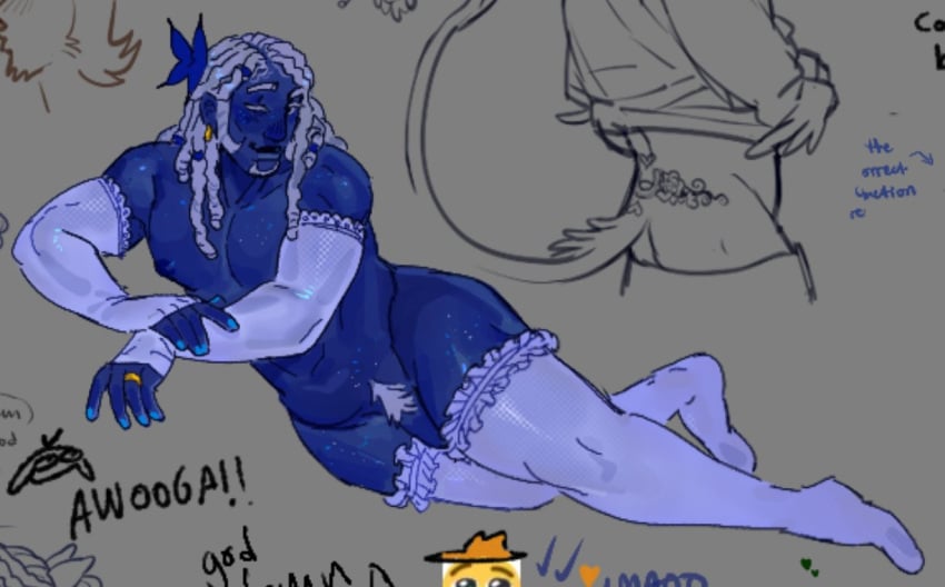 Blue (Deltarune) Rule 34 Image