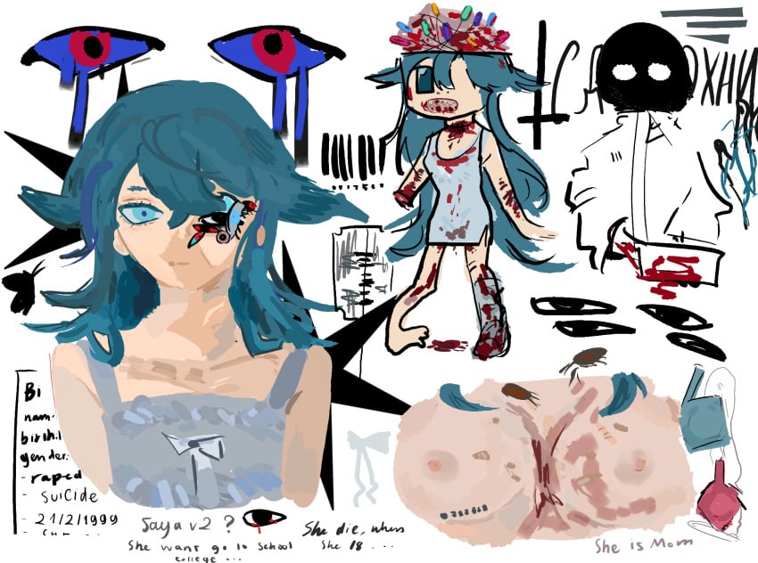 Saya (Saya No Uta) Rule 34 Image