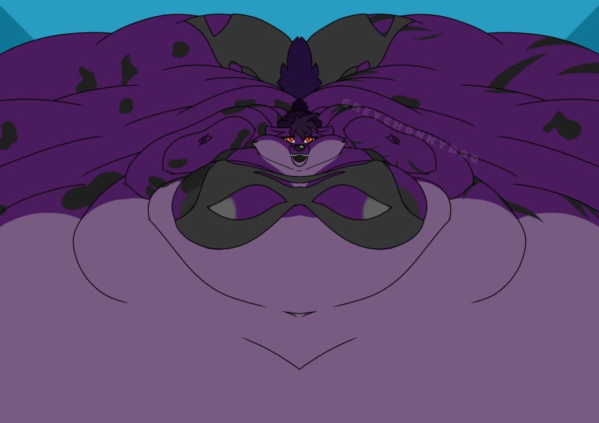 absurd_res anthro ass belly big_belly big_breasts big_butt blob_(disambiguation) breasts female greychonkydoq hi_res huge_belly hyena hyper hyper_belly immobile mammal morbidly_obese morbidly_obese_anthro morbidly_obese_female obese obese_anthro obese_female obsidian_(obsidianyeen) overweight overweight_anthro overweight_female solo torn_bra