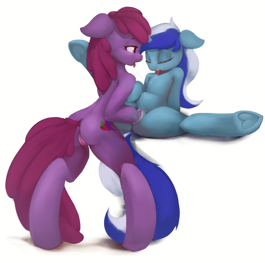 2015 anus ass berry_punch_(mlp) closed_eyes cutie_mark duo earth_pony equine female feral fisting friendship_is_magic hair hi_res horn horse mammal minuette_(mlp) multicolored_hair my_little_pony navel penetration plump_labia pony purple_hair pussy pussy_juice rear_view saliva saliva_string sex simple_background spread_legs spreading tongue tongue_out two_tone_hair underhoof unicorn vaginal_fisting vaginal_penetration vertiliago white_background yuri