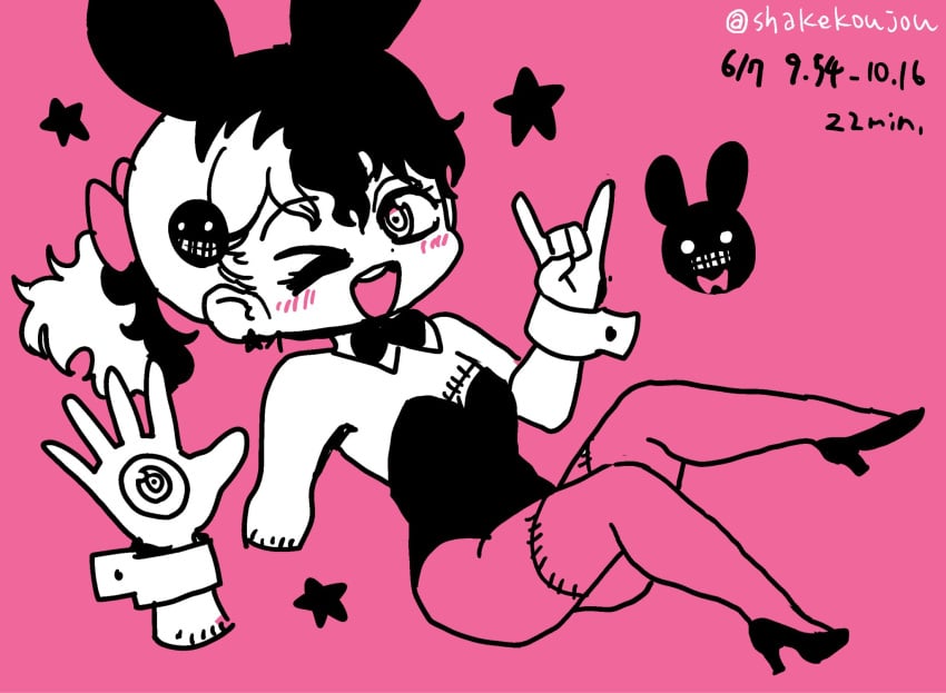 bunny_ears bunnysuit character_request hitomi_sensei_no_hokenshitsu shake-o tagme zombie zombie_girl